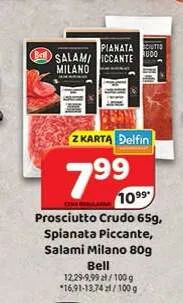 Salami Spianata Piccante Bell promocja w Delfin