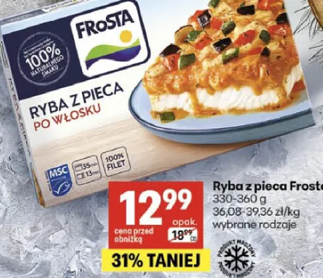 Ryba z pieca Frosta promocja w Delikatesy Centrum