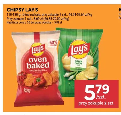 Chipsy Lay's Green Onion promocja w Stokrotka