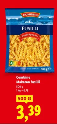 Makaron fusilli pugliesi tris Italiamo promocja w Lidl