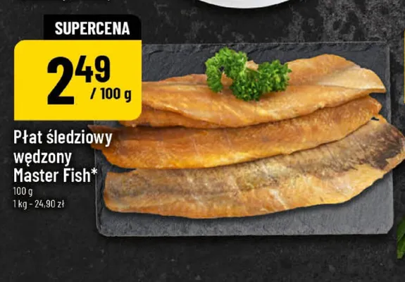 Płat śledziowy wędzony Master Fish promocja w POLOmarket