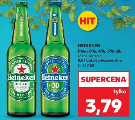 Piwo bezalkoholowe 0% promocja w Kaufland