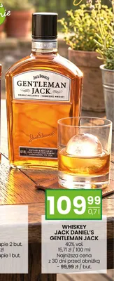 Whiskey Jack Daniel's Gentleman Jack promocja w Twój Market
