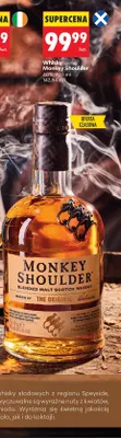 Whisky Monkey Shoulder promocja w Biedronka