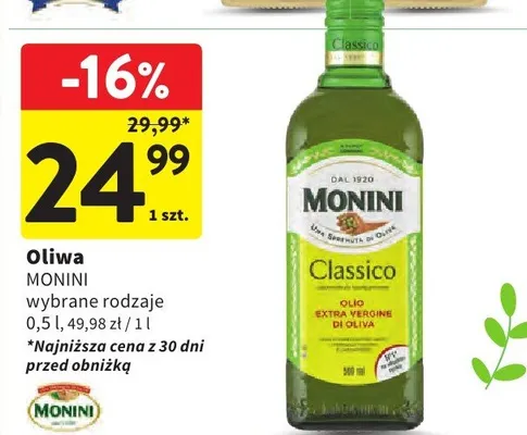 Oliwa wybrane rodzaje promocja w Intermarche