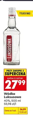 Wódka Luksusowa 40% promocja w Biedronka