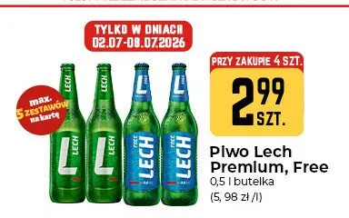 Piwo Lech Premium promocja w Społem Częstochowa