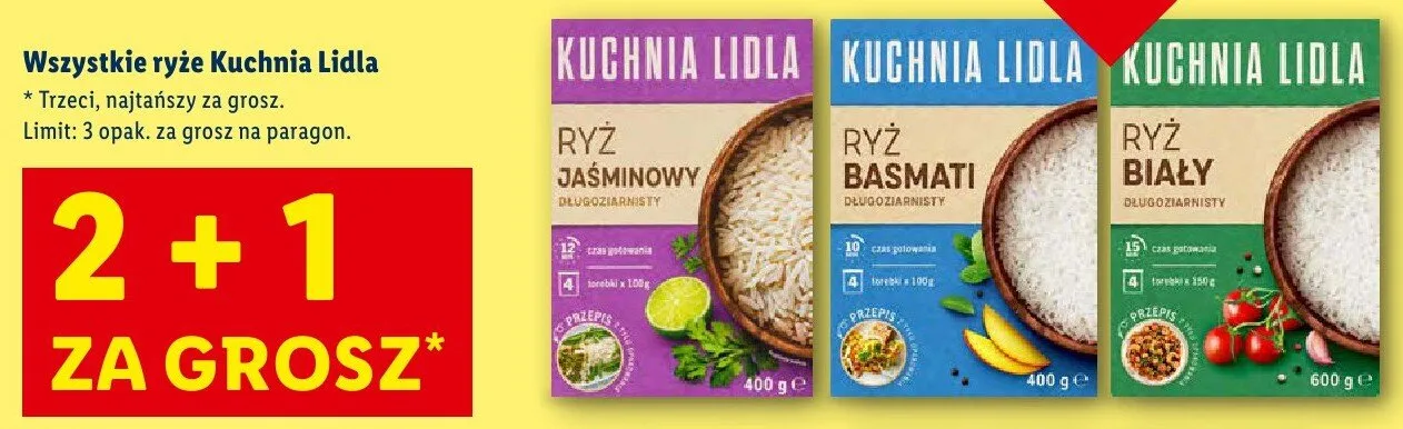 Ryż biały długi Cenos promocja w Lidl