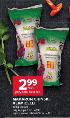 Makaron chiński Vermicelli promocja w Stokrotka