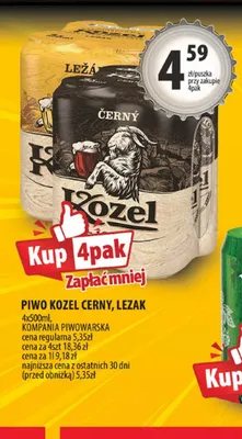 Piwo Kozel Ležák promocja w Arhelan