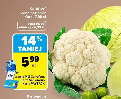 Kalafior promocja w Carrefour