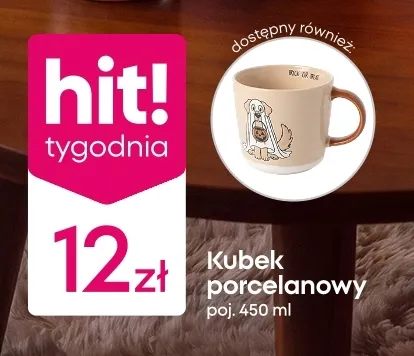 Kubek porcelanowy 450 ml Pepco promocja w Pepco