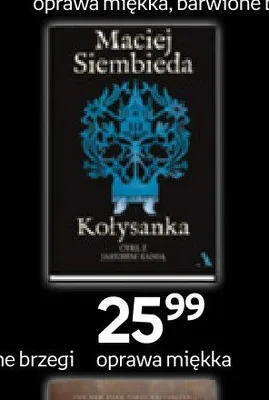 Książka Kołysanka Maciej Siembieda oprawa miękka promocja w Empik