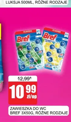 Zawieszka do WC Bref 3-pak promocja w Bingo