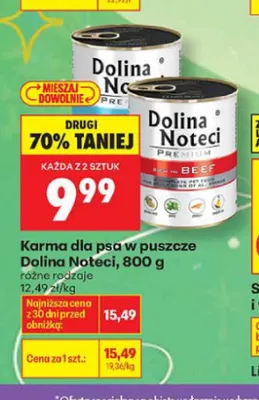 Karma dla psa w puszce Dolina Noteci Premium promocja w Biedronka