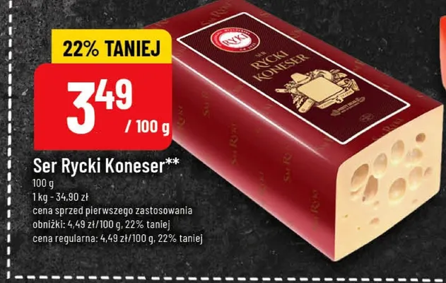 Ser Rycki Koneser Ryki promocja w POLOmarket