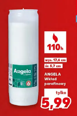Wkład parafinowy Angela promocja w Kaufland
