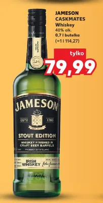 Whisky Caskmates 40% alk. promocja w Kaufland