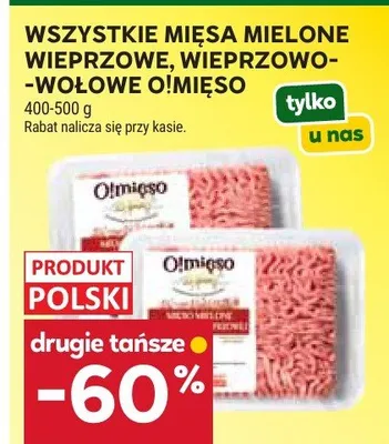 Mięso mielone wieprzowe, wieprzowo-wołowe promocja w Stokrotka