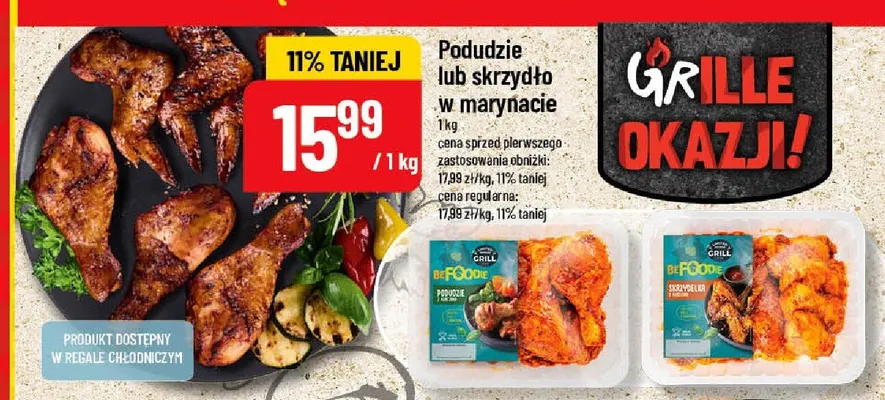 Podudzie kurczaka w marynacie BeFoodie promocja w POLOmarket