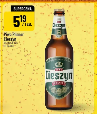 Piwo Pilsner Cieszyn promocja w POLOmarket