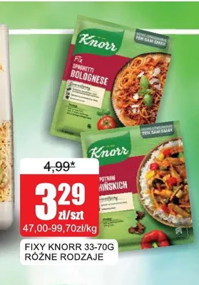 Fix Potrawa Chińska Knorr promocja w Bingo