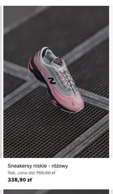 Sneakersy niskie New Balance - różowy promocja w Lounge by Zalando