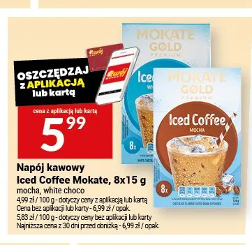 Napój kawowy Mokate Iced Coffee mocha promocja w Twój Market
