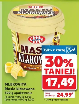 Masło klarowane promocja w Kaufland