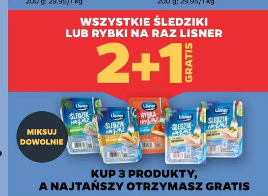 Rybka na raz Lisner promocja w Netto