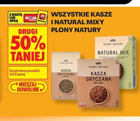 Kasza gryczana prażona Plony Natury 4-pak 100 g promocja w Biedronka