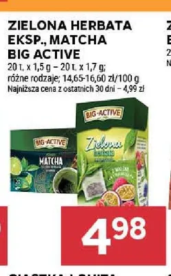 Herbata Matcha Big-Active promocja w Stokrotka