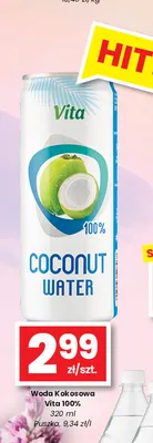 Woda kokosowa Vita 100% promocja w emma MARKET