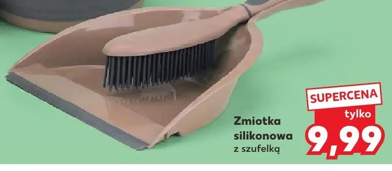 Zmiotka silikonowa z szufelką promocja w Kaufland
