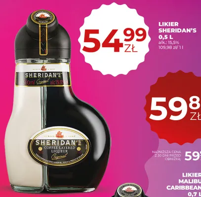 Likier Sheridan's promocja w Duży Ben