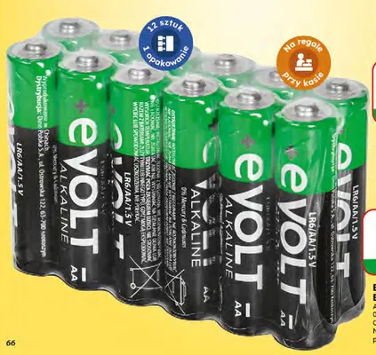 Baterie alkaliczne aaa Carrefour promocja w Dino