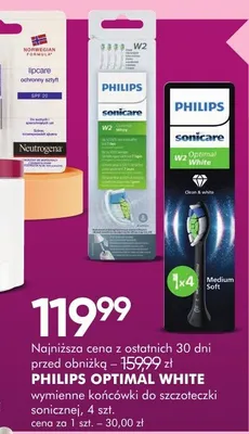 Optimal White wymienne końcówki do szczoteczki sonicznej promocja w Super-Pharm