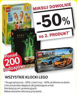 Wszystkie klocki LEGO promocja w Selgros