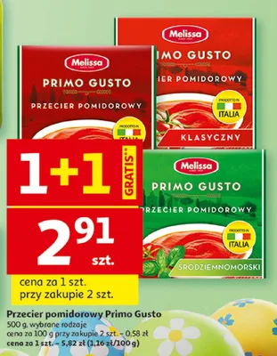 Przecier pomidorowy Primo Gusto promocja w Auchan