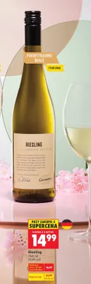 Wino Riesling białe półwytrawne promocja w Biedronka