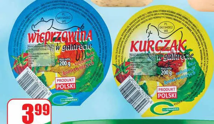 Kurczak w galarecie Dino promocja w Dino