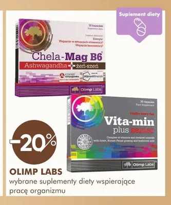 Suplement diety Olimp Labs Chela-Mag B6 Ashwagandha + żeń-szeń promocja w Super-Pharm