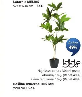 Roślina sztuczna TRISTAN W90cm promocja w Jysk