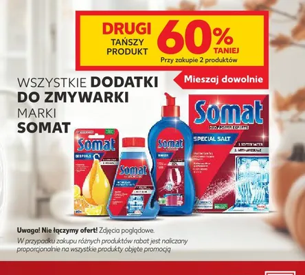 Dodatki do zmywarki marki Somat promocja w Kaufland