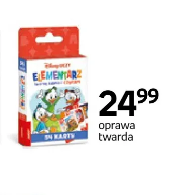 Karty edukacyjne Disney Uczy Przygoda z czytaniem Elementarz 54 promocja w Empik