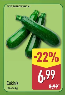 Cukinia promocja w Aldi