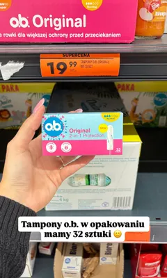 Tampony o.b. Original Normal promocja w Biedronka