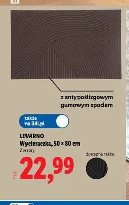 Wycieraczka Livarno 50x80 cm promocja w Lidl