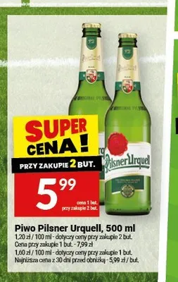 Piwo Pilsner Urquell promocja w Twój Market