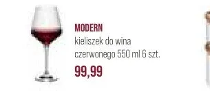 Kieliszek do wina czerwonego MODERN 550ml 6szt. promocja w Stokrotka
